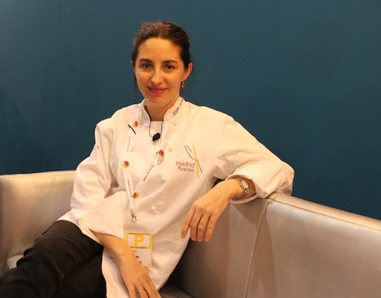 Elena Arzak, durante la entrevista. Foto: A. González